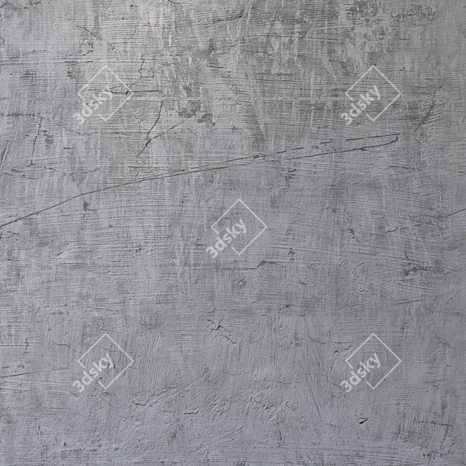 Seamless Plaster Texture: High Resolution, Detailed 3D model image 4