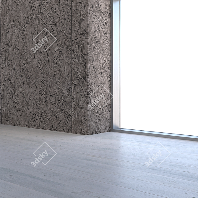 Title: Seamless OSB Wood Texture 3D model image 3