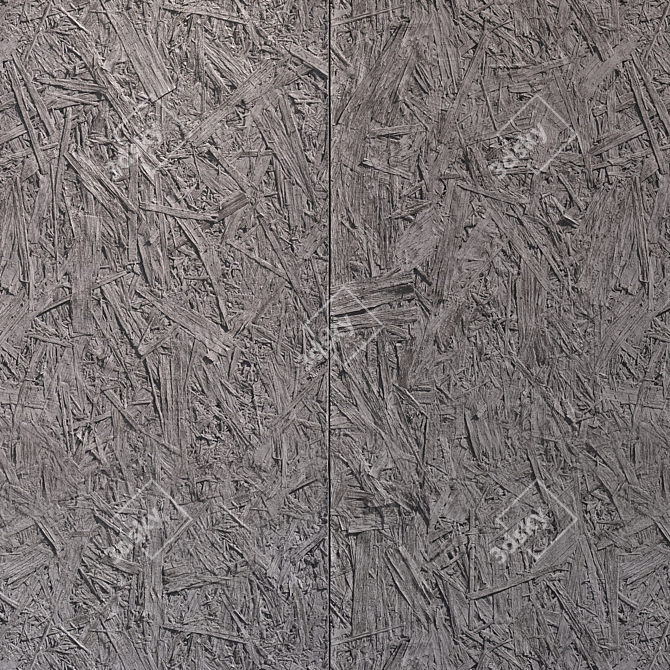 Title: Seamless OSB Wood Texture 3D model image 4