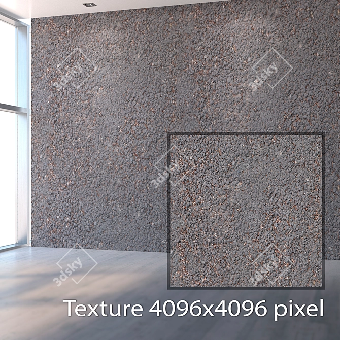 Title: High-Res Asphalt Texture 3D model image 2