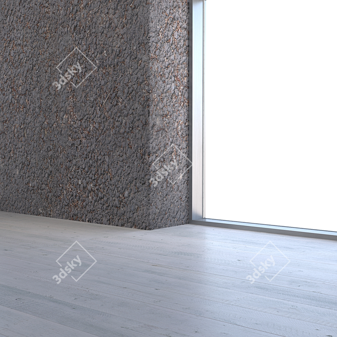 Title: High-Res Asphalt Texture 3D model image 3