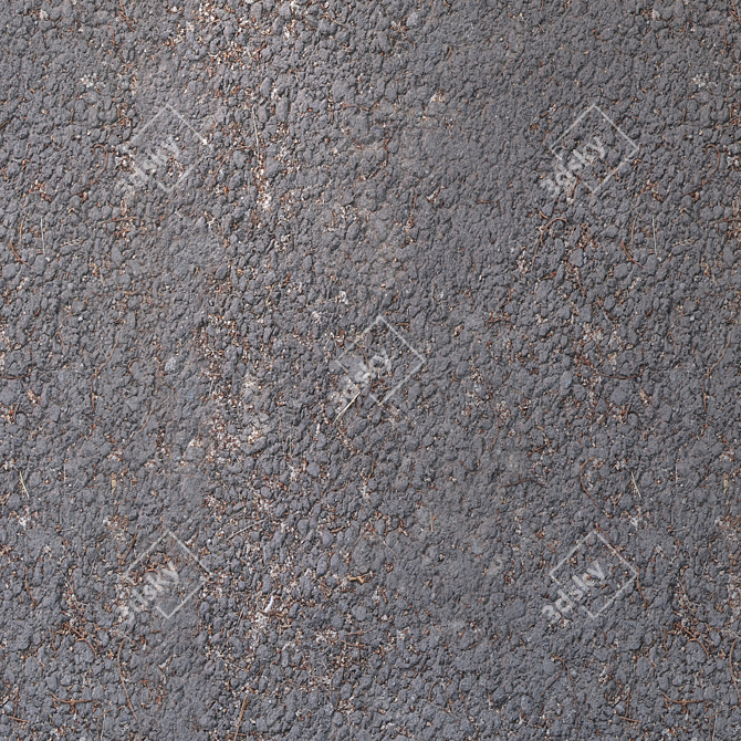 Seamless High-Resolution Asphalt 3D model image 4