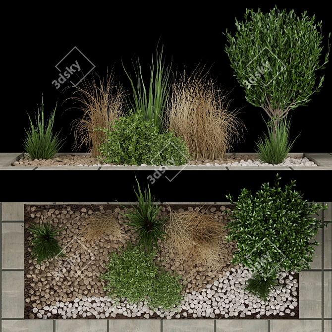 Volume 98 Plant Collection: High-Quality Textures & Materials 3D model image 1