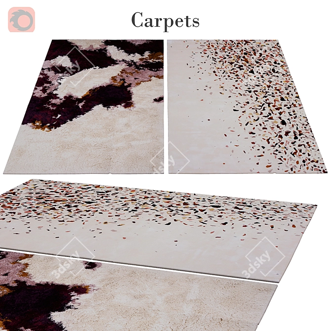 Polys: 3 888, Vets: 4 004 | Multifunctional Rug 3D model image 1