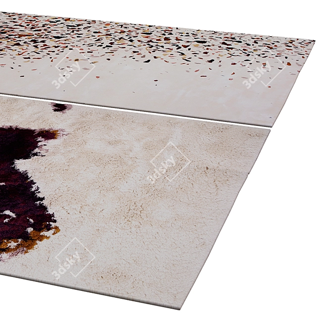 Polys: 3 888, Vets: 4 004 | Multifunctional Rug 3D model image 2