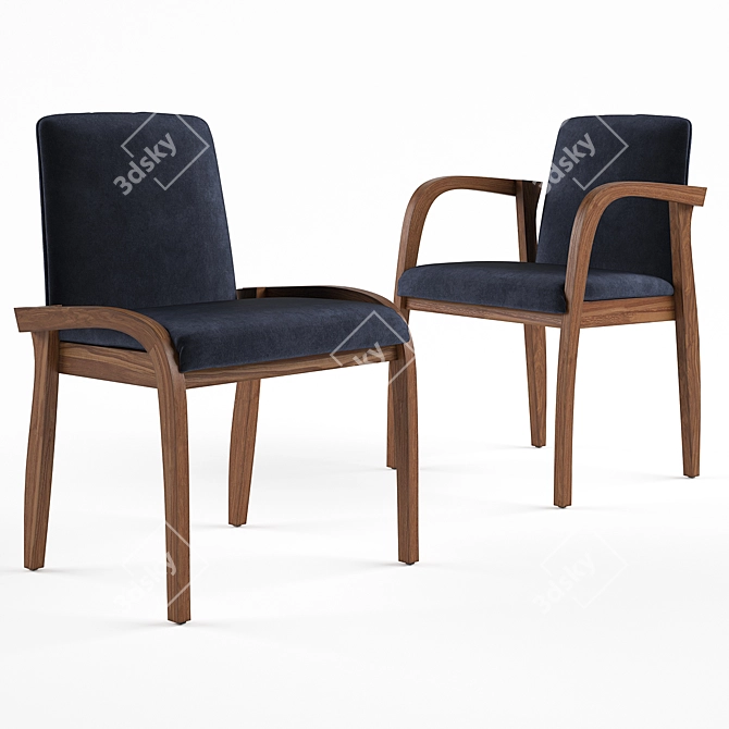 Ultimate Comfort: Ulisse Armchair 3D model image 1