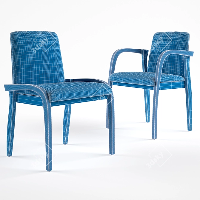 Ultimate Comfort: Ulisse Armchair 3D model image 4