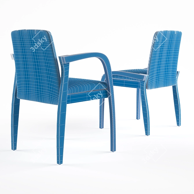 Ultimate Comfort: Ulisse Armchair 3D model image 5