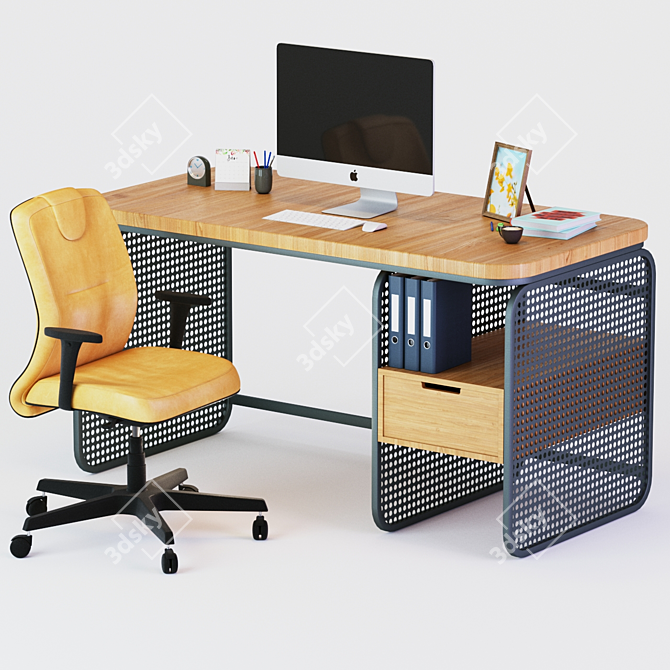 Versatile Office Solution for Home and Work 3D model image 1