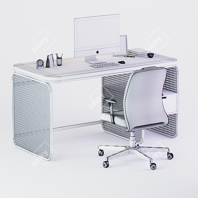 Versatile Office Solution for Home and Work 3D model image 5
