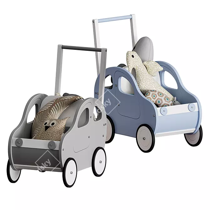 Multifunctional Toddler Walker 3D model image 4