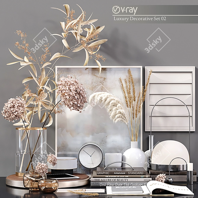 Elegant Decor Set: Luxe Details 3D model image 1