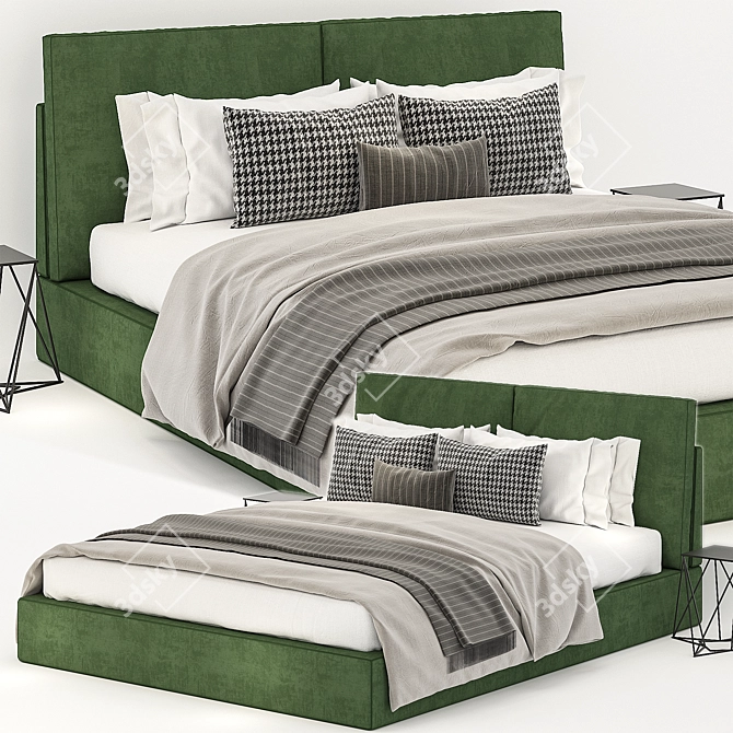 Eco Dream Bed 3D model image 1