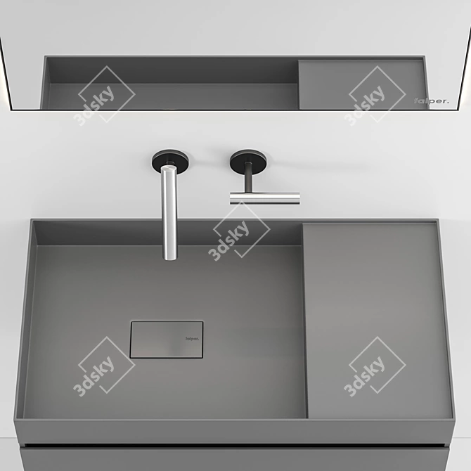 Elevate Your Bathroom with Falper Quattro Zero 3D model image 5