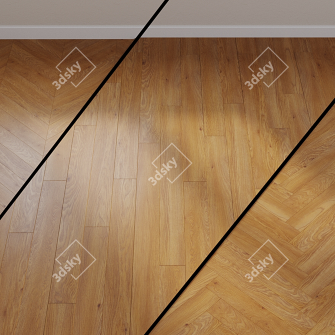 Ardèche Oak Balterio Laminate 3D model image 1