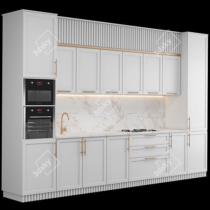 Vintage Millimeter Magic: 20 Kitchen Wonderland 3D model image 2