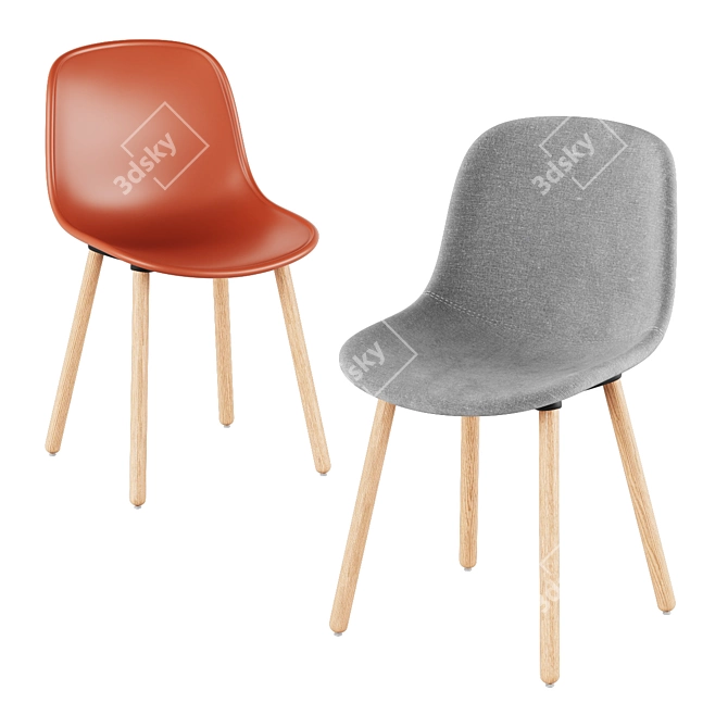 Neu 12 & Upholstery: HAY's Stylish and Comfortable Seating Solution 3D model image 9