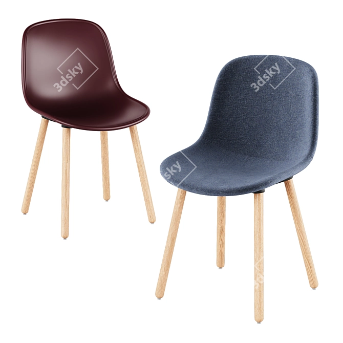 Neu 12 & Upholstery: HAY's Stylish and Comfortable Seating Solution 3D model image 11