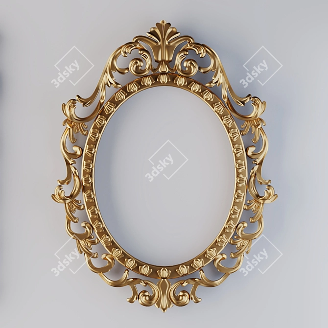 Deluxe Decorative Frame Set 3D model image 9