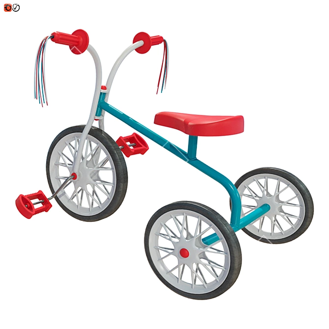 Kids' Trike: Fun on 3 Wheels! 3D model image 3