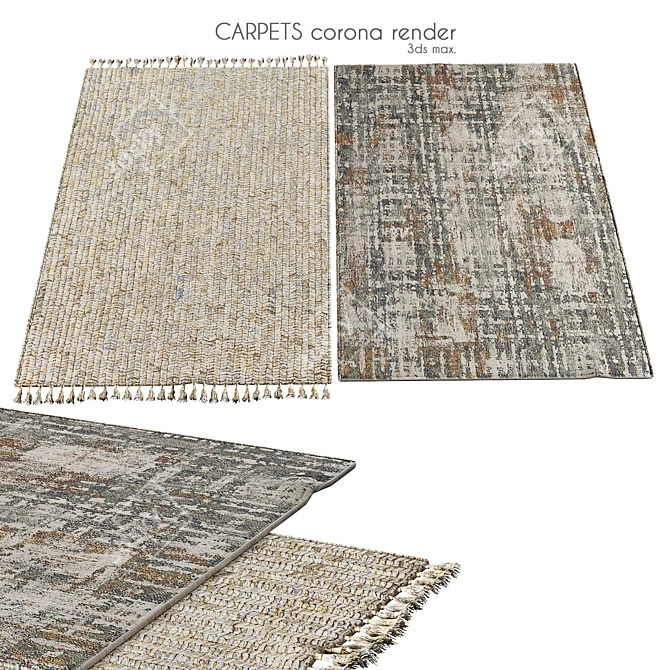 Luxury Polys Tread Carpets 3D model image 1