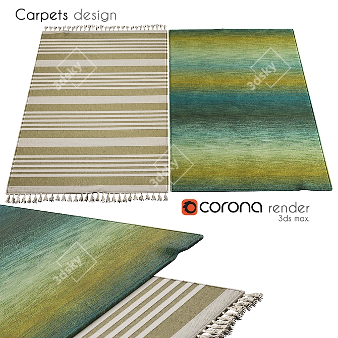 Luxury Carpets Collection 3D model image 1