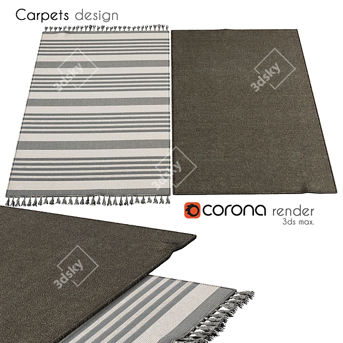 Luxury Carpets - 444 568 Polys 3D model image 1