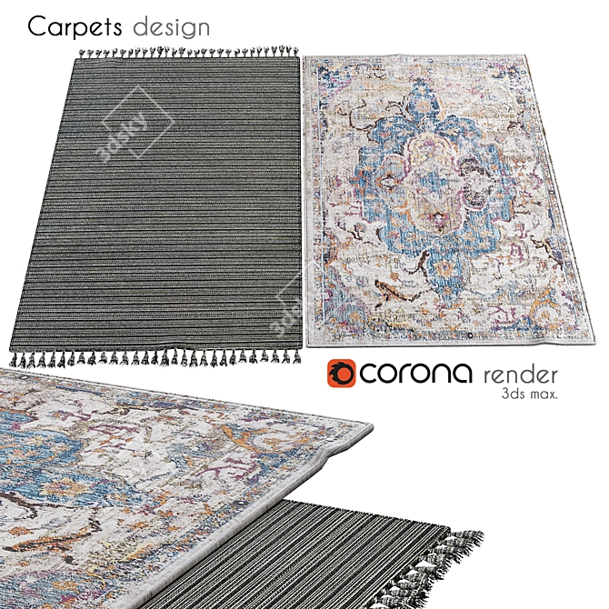 Luxury Carpets - High Quality 3D model image 1