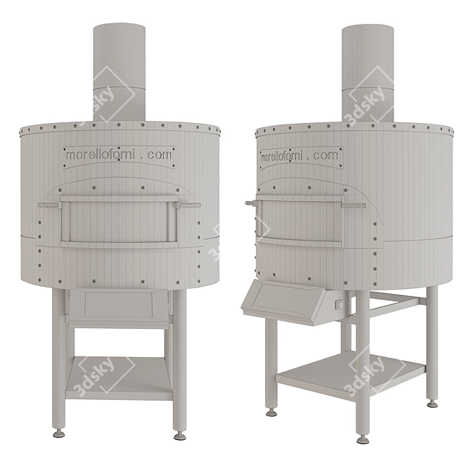 Authentic Italian Pizza Oven: Morelloforni 3D model image 2