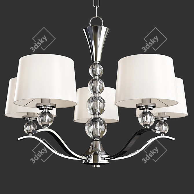 Elegant Rondo Chandelier for Luxurious Interiors 3D model image 1