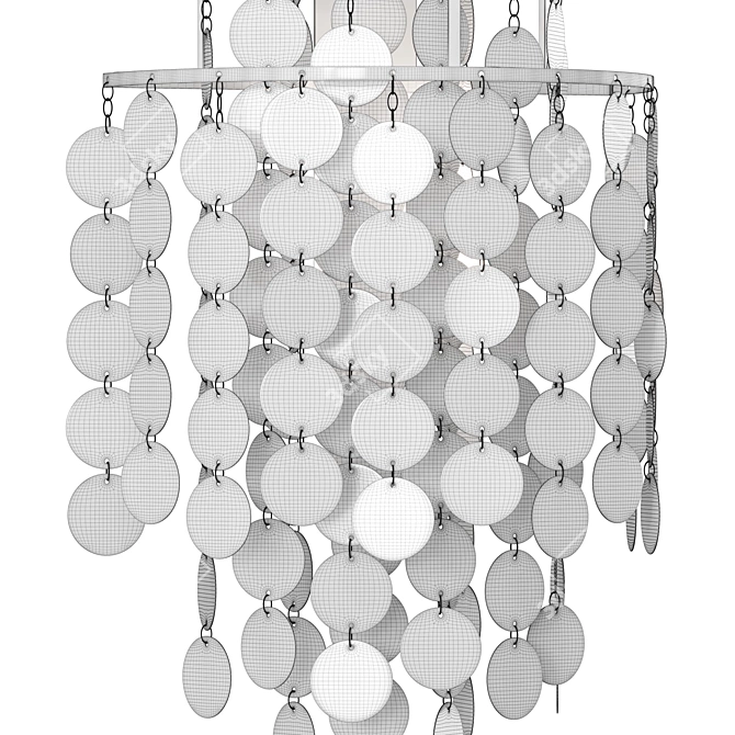 Modern Pearl Wall Lamp - Fun 1WM 3D model image 2