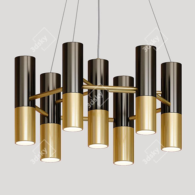 Ultra GU10 Pendant Chandelier 3D model image 1