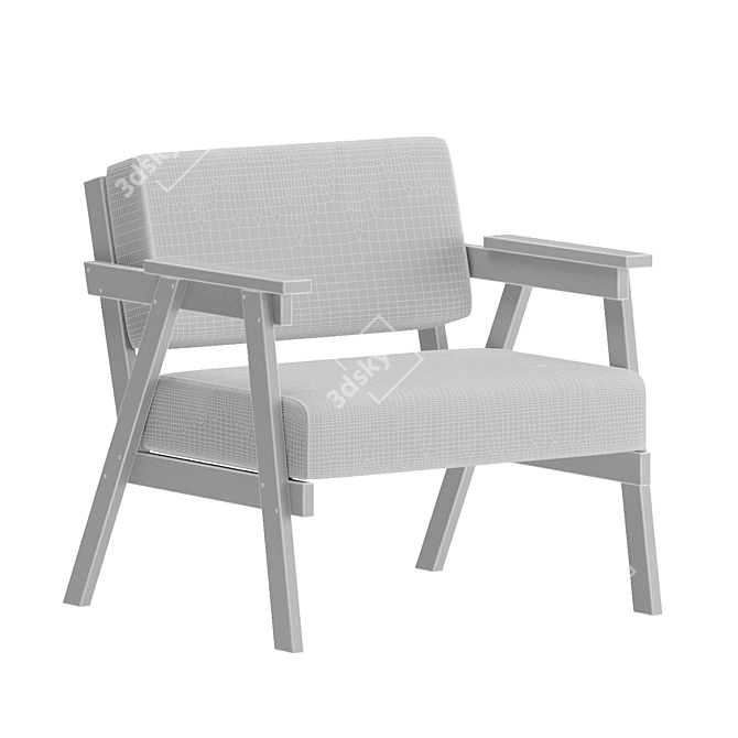 Urban Chic NYC Water Tower Armchair 3D model image 2