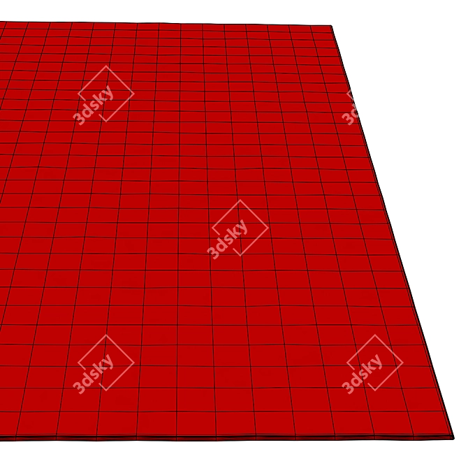 Archive-Inspired Rug Collection 3D model image 3