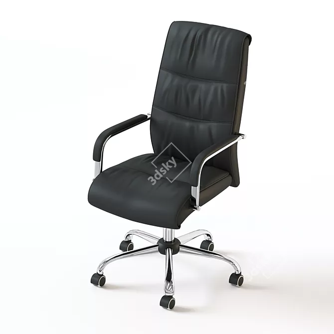 ErgoLux Office Chair RT-333A 3D model image 2