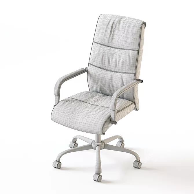 ErgoLux Office Chair RT-333A 3D model image 4