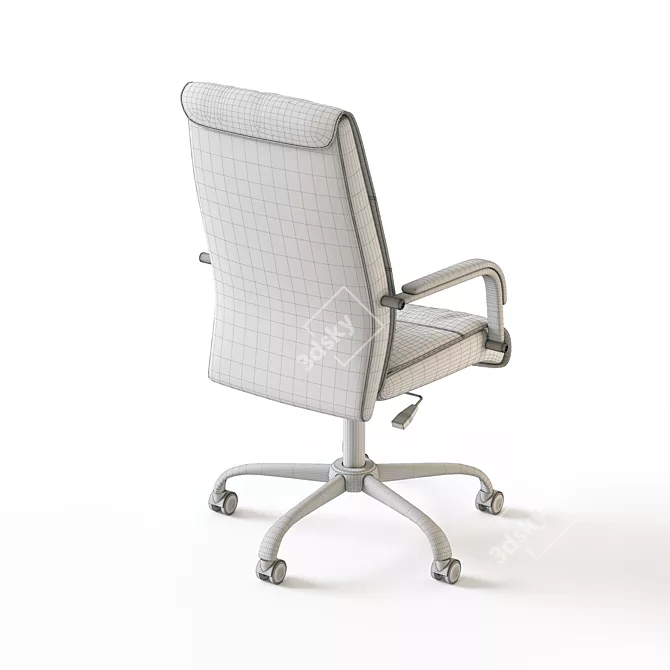ErgoLux Office Chair RT-333A 3D model image 5