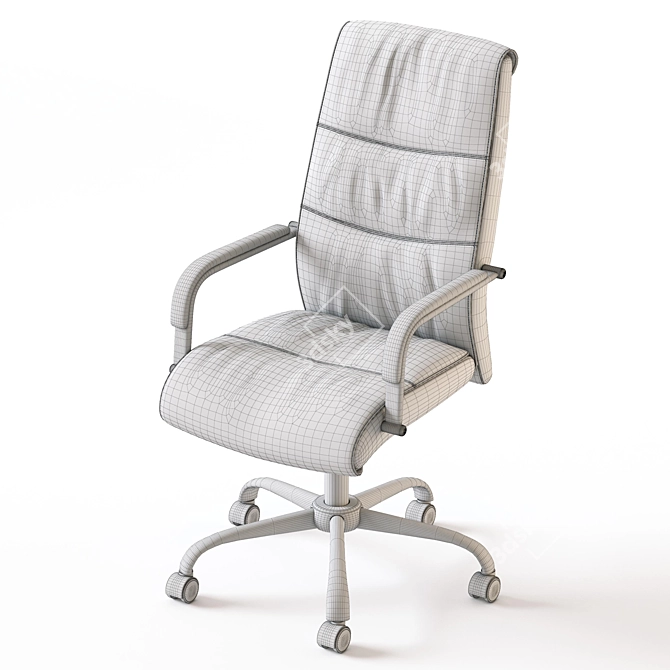 ErgoLux Office Chair RT-333A 3D model image 9