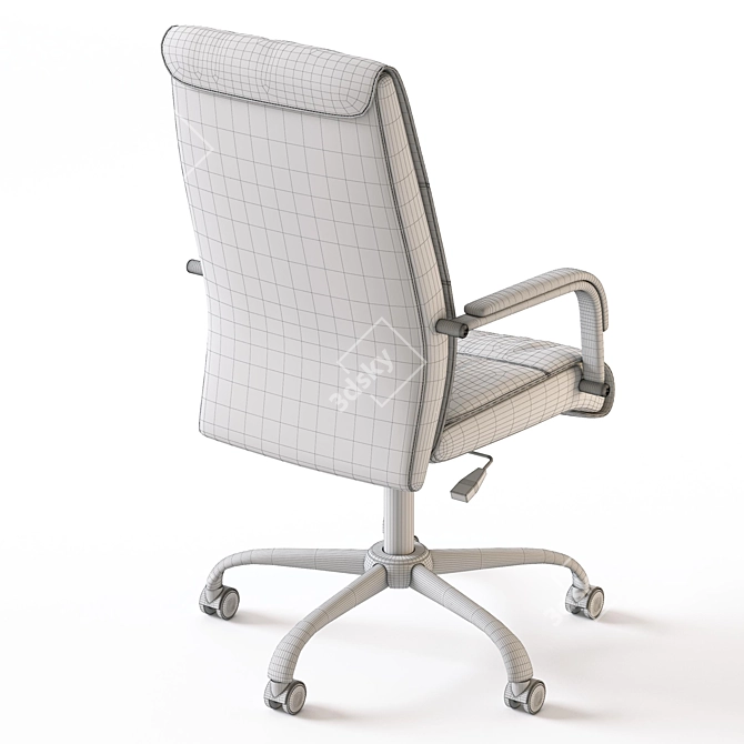ErgoLux Office Chair RT-333A 3D model image 10