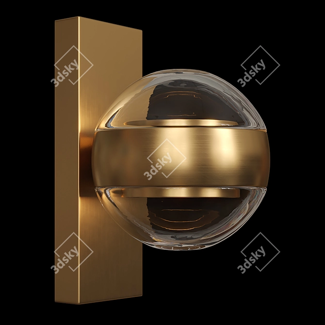 Zaxx WALL - Stylish Design Lamp 3D model image 1