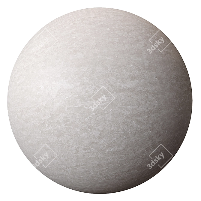 Silver Velvet Plaster: Goldshell 3D model image 4