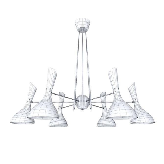 Nordic Style: Helsinki Suspension Lamp 3D model image 7