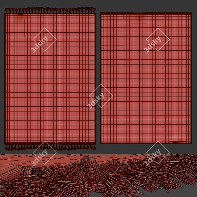 Elegant Poly Carpets 3D model image 3