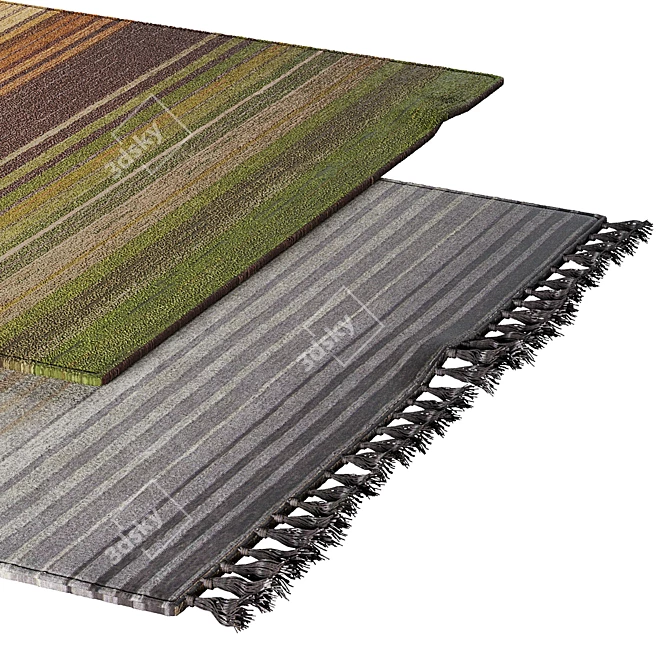 Durable Luxe Carpets 3D model image 2