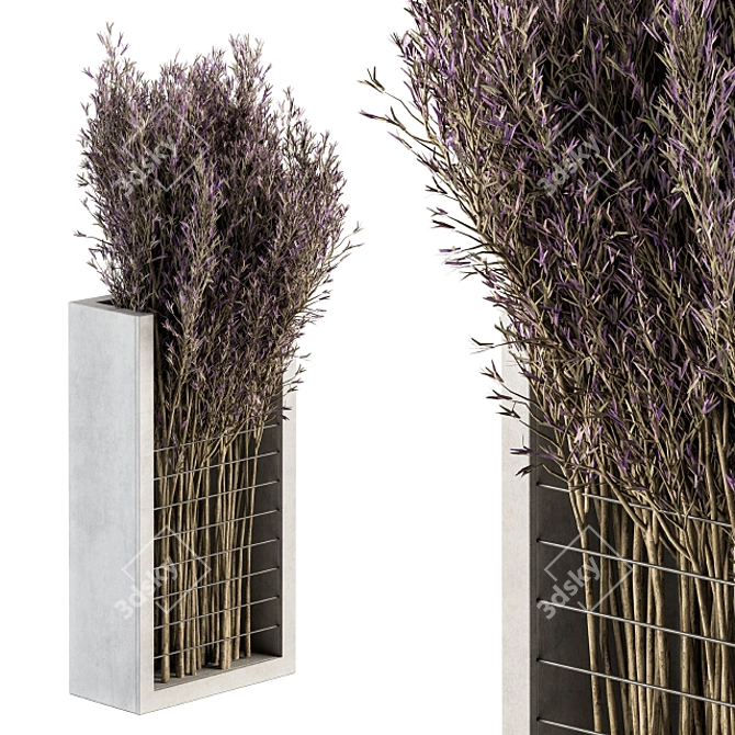 Lavender Bouquet: Gracious Aroma 3D model image 1