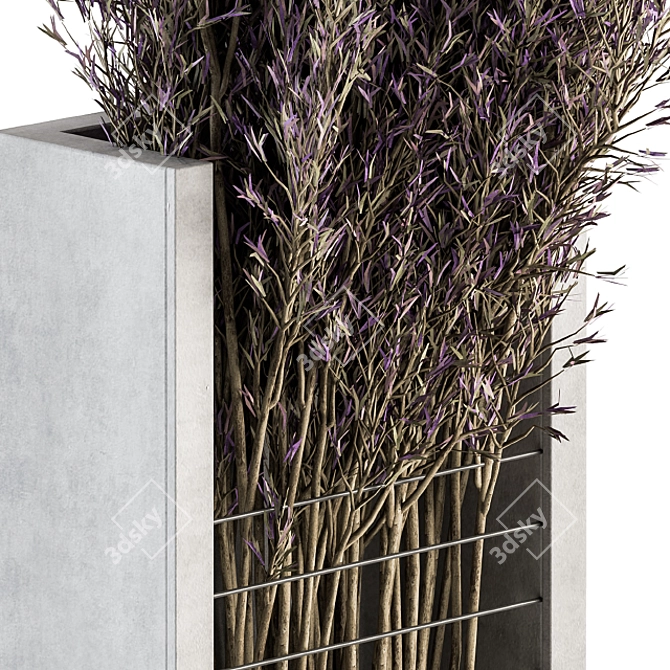 Lavender Bouquet: Gracious Aroma 3D model image 2