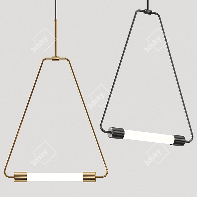 Perchoir Pendant Lamp by Lambert et Fils 3D model image 1