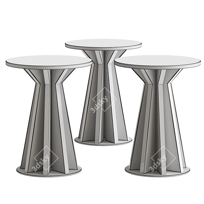 Dragonfly Side Coffee Table: Elegant Italian Design 3D model image 2