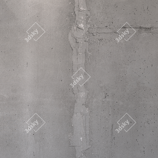 Seamless Plaster Texture 3D model image 4