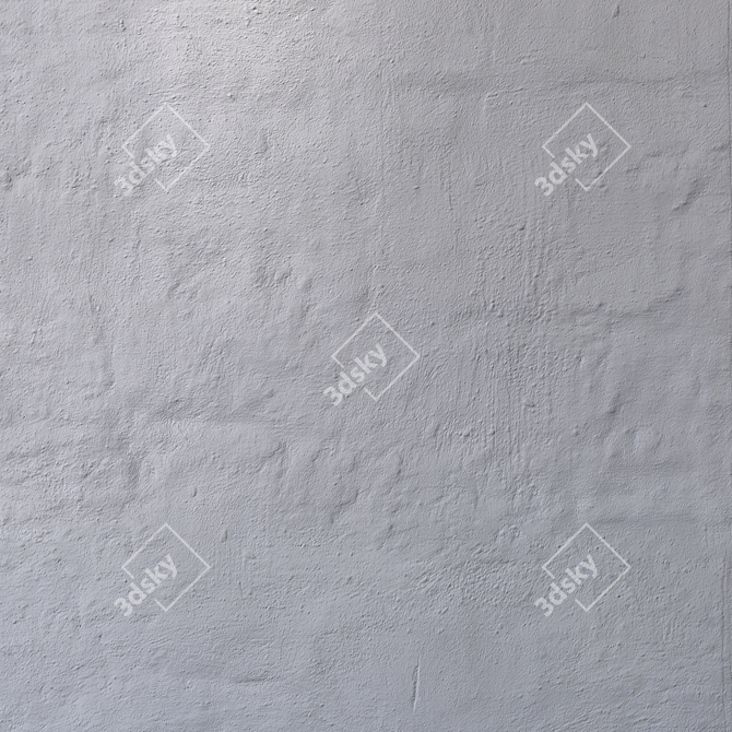 Seamless Plaster Texture Pack 3D model image 4